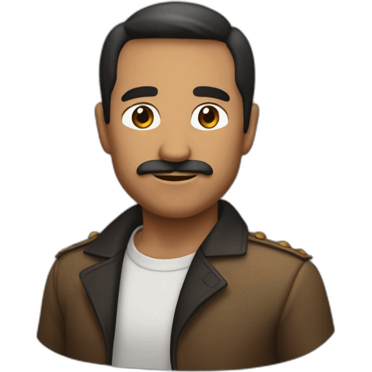 Mastín español marrón y negro emoji