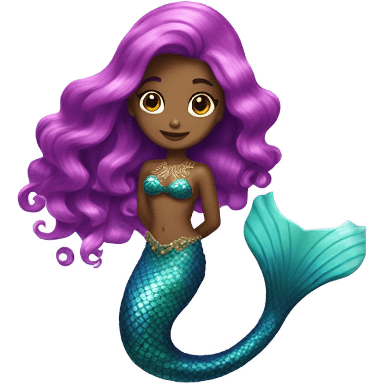 Mermaid Violet  emoji