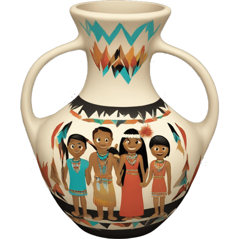 Navajo wedding vase  emoji