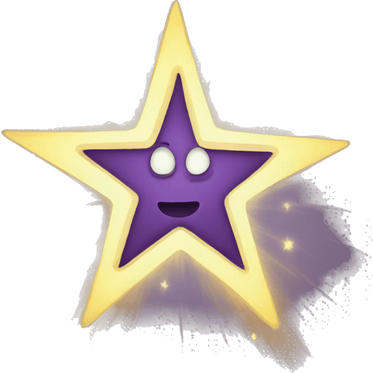 glowing star pulsing emoji