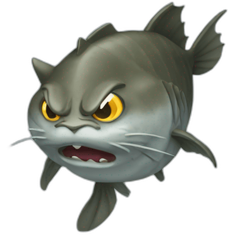 angry catfish emoji