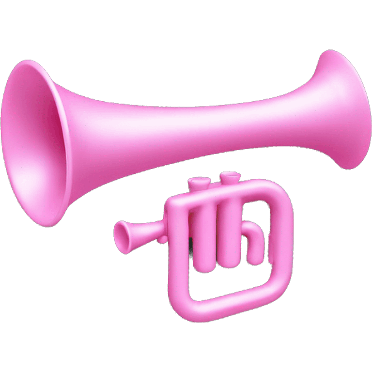 small pink trumpet emoji