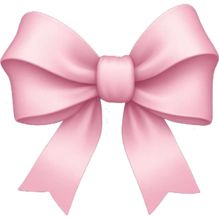 light pink bow emoji