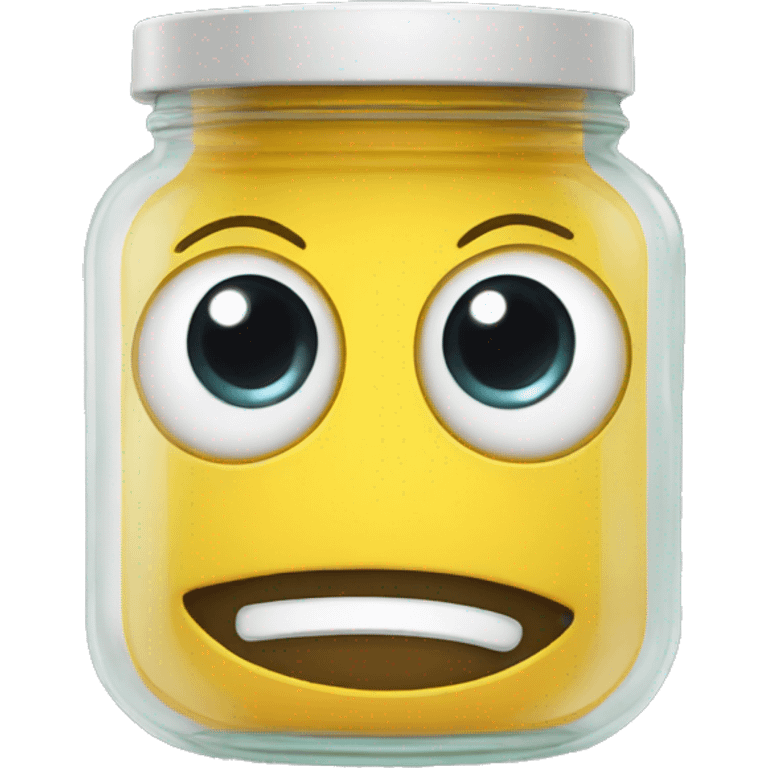 Eyes in a clear jar emoji