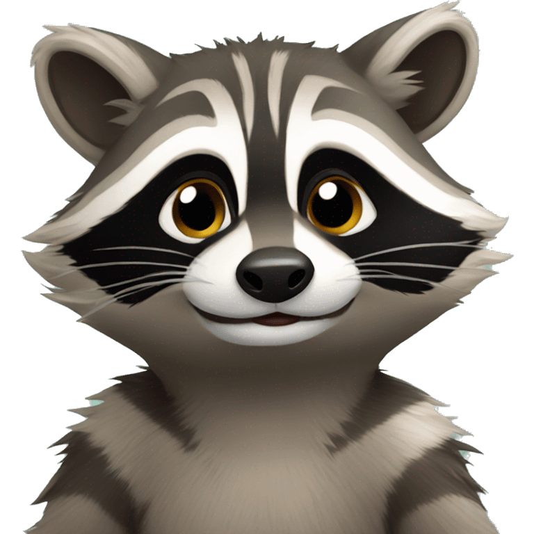 Raccoon loved  emoji