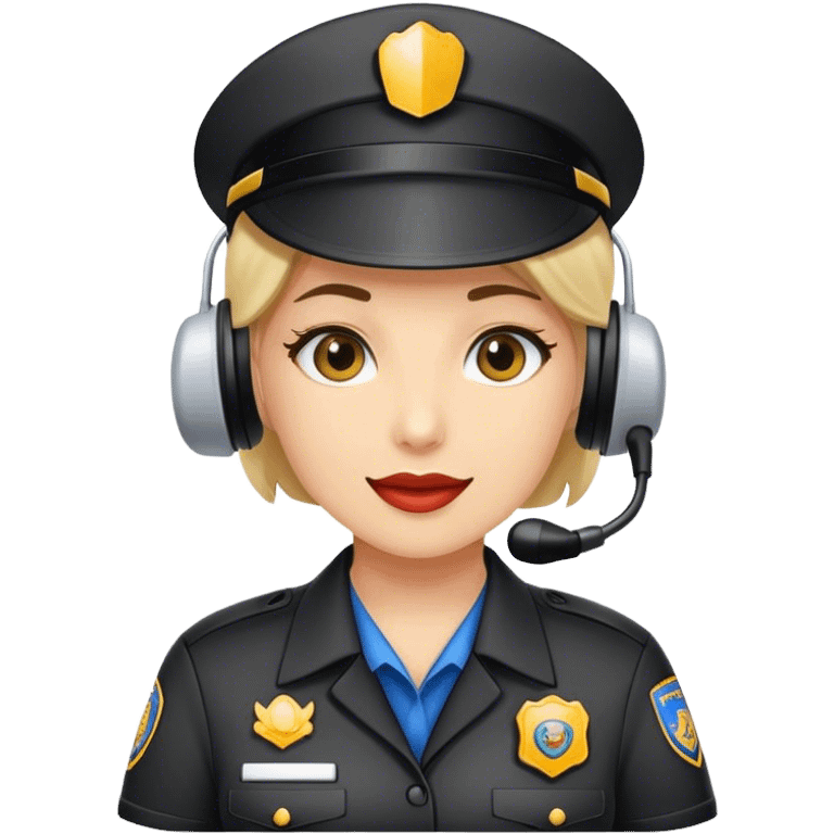 A female dispatcher  emoji