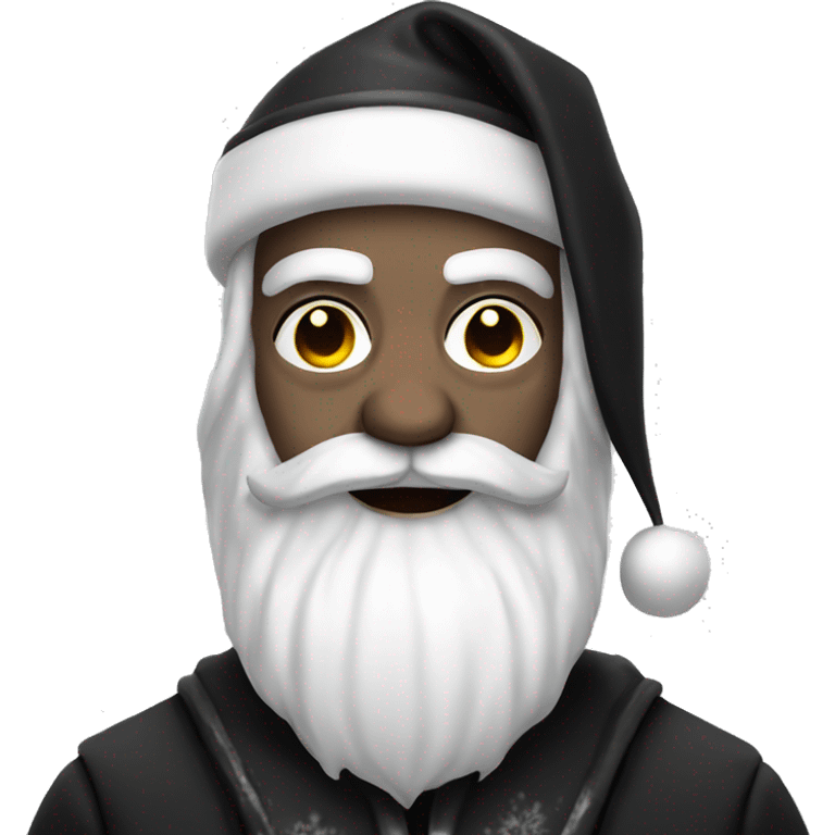 goth santa claus emoji