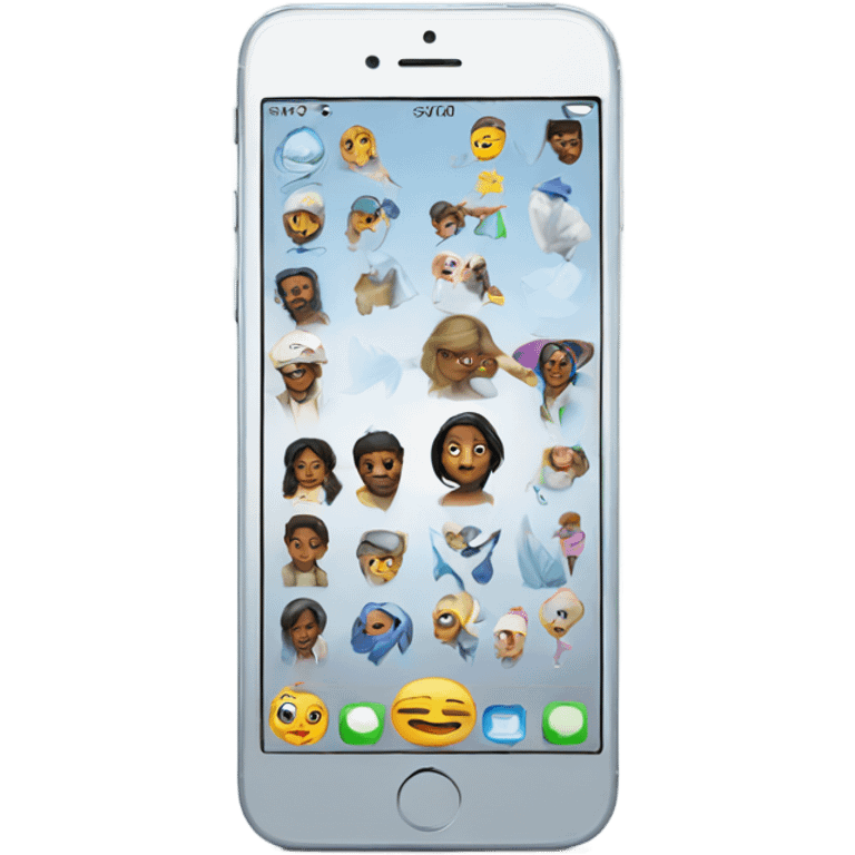 Iphone celeste emoji