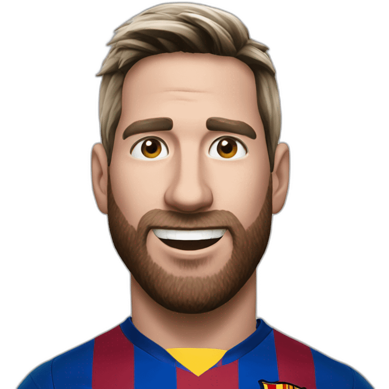 Free shot by messi emoji