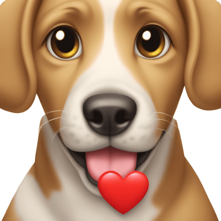 Love Dog emoji