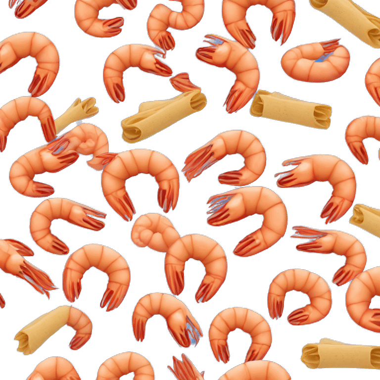 shrimp pasta emoji