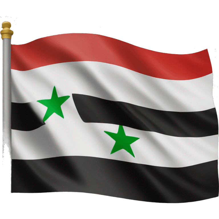 Free Syria flag emoji