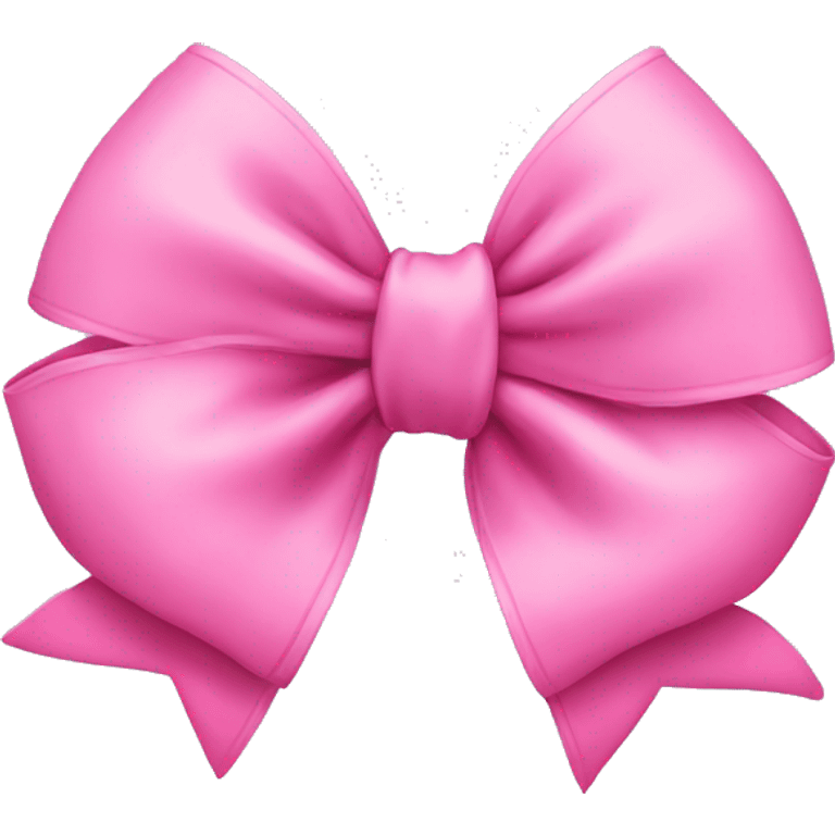 Pink cute bow emoji