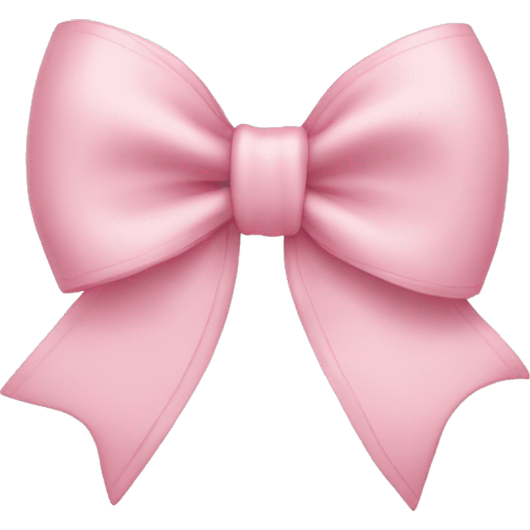 A light pink bow emoji