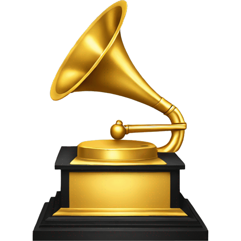 Golden grammy emoji