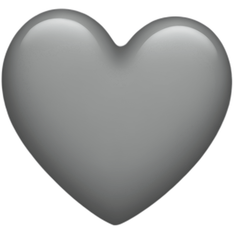 Corazón Gris emoji