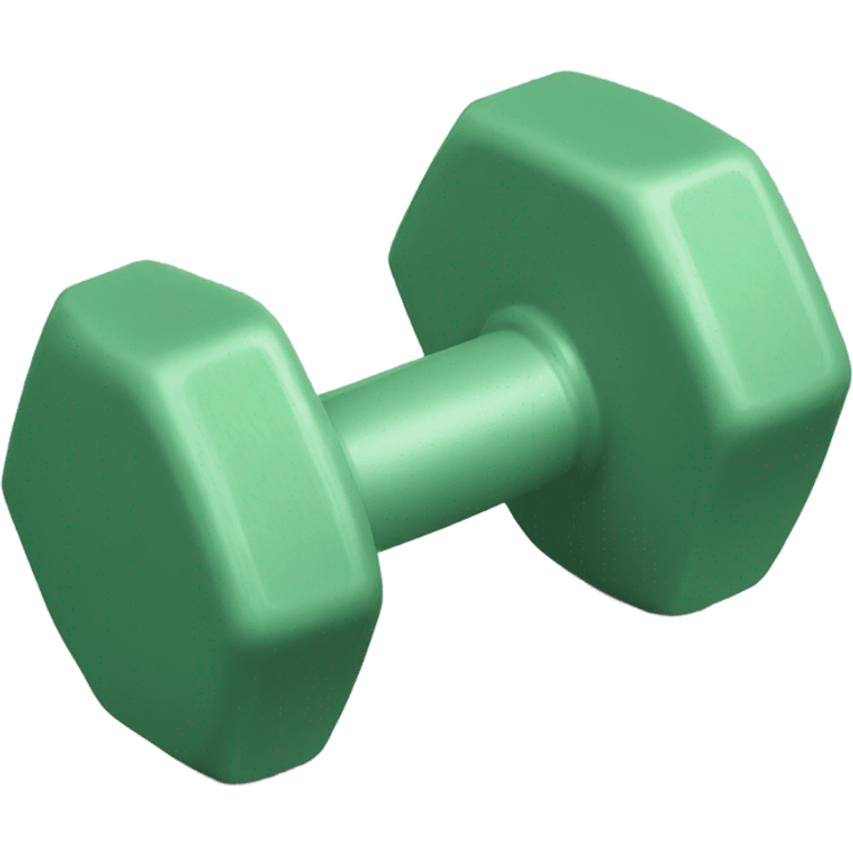 Sage green 5lb free weights emoji