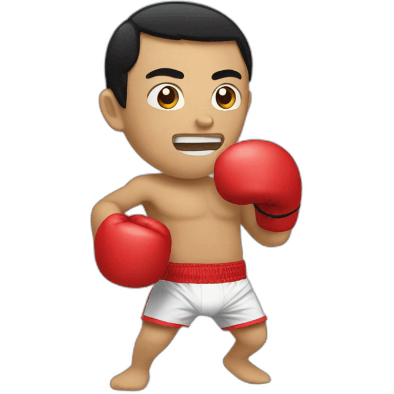 Boxe thai emoji