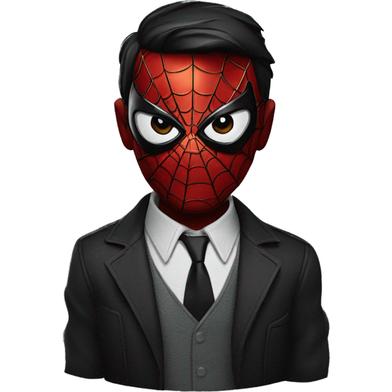 noir spider man emoji