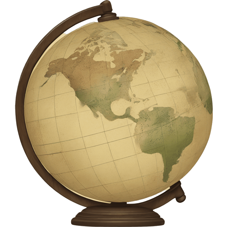 old antique globe emoji