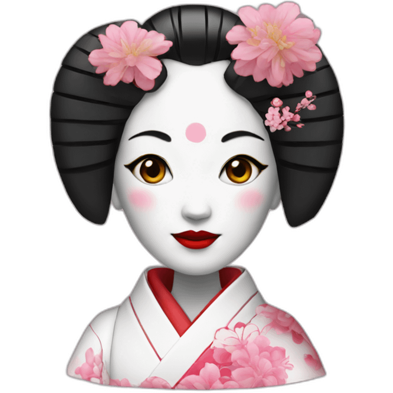 Geisha robotic emoji