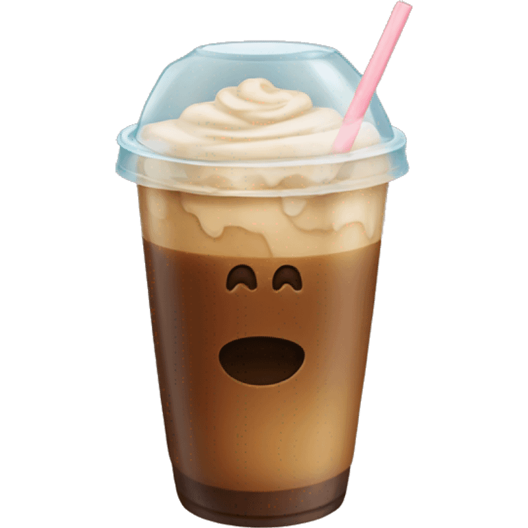 Iced coffee emoji