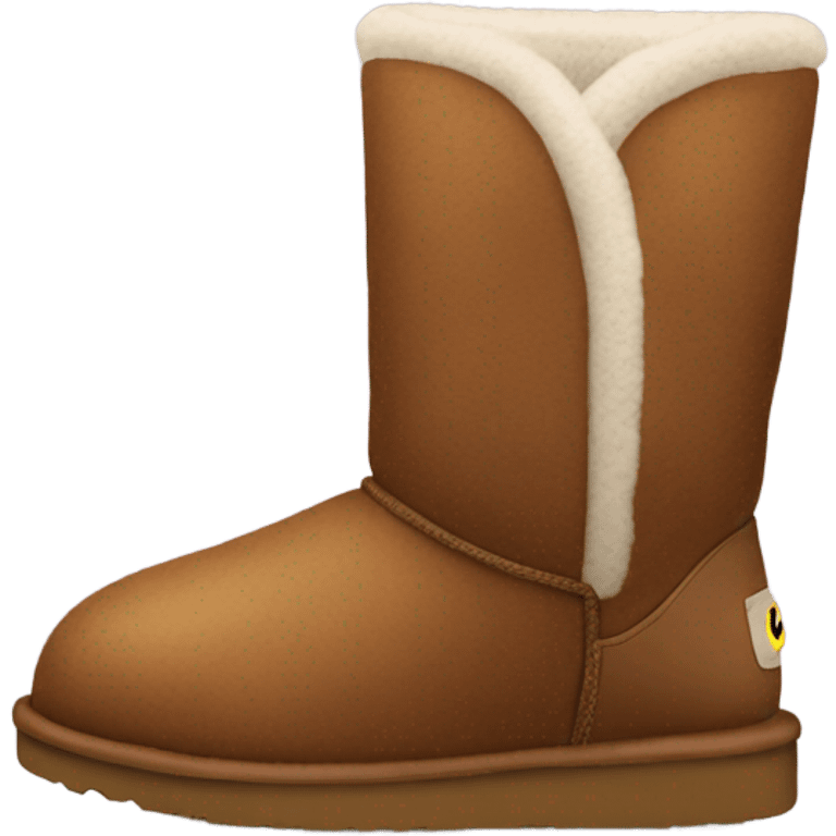 Brown ugg boots emoji