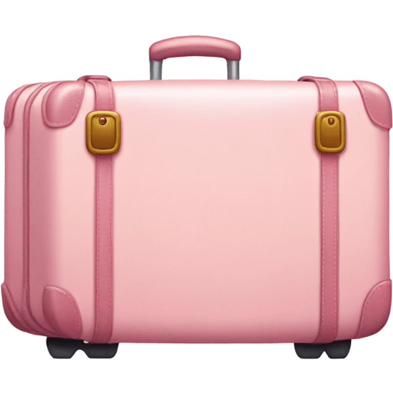 Light pink suit case  emoji