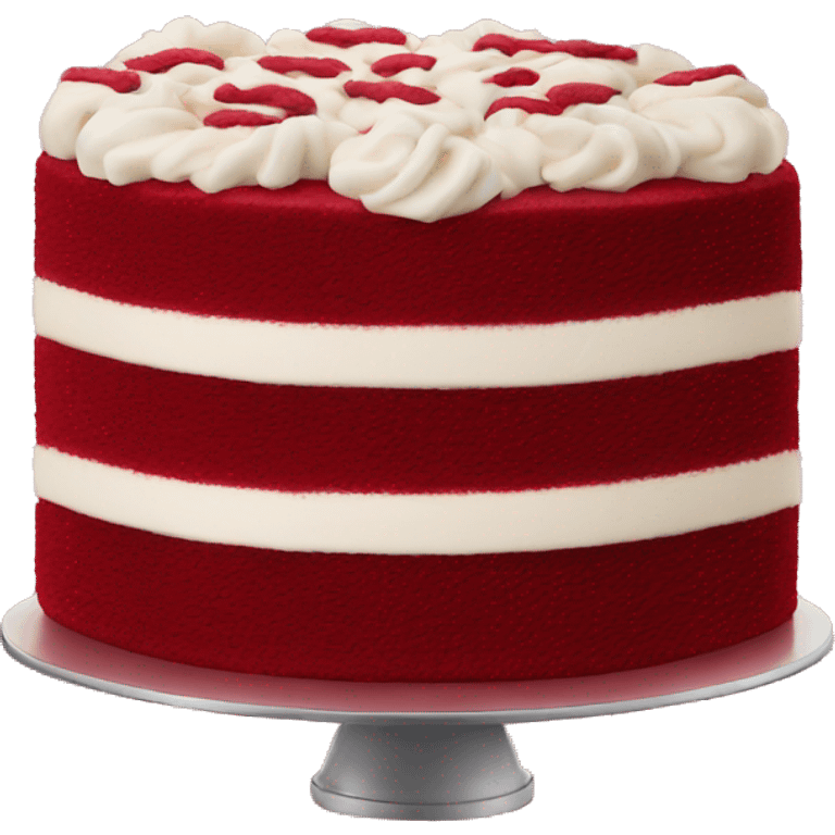 red velvet cake emoji