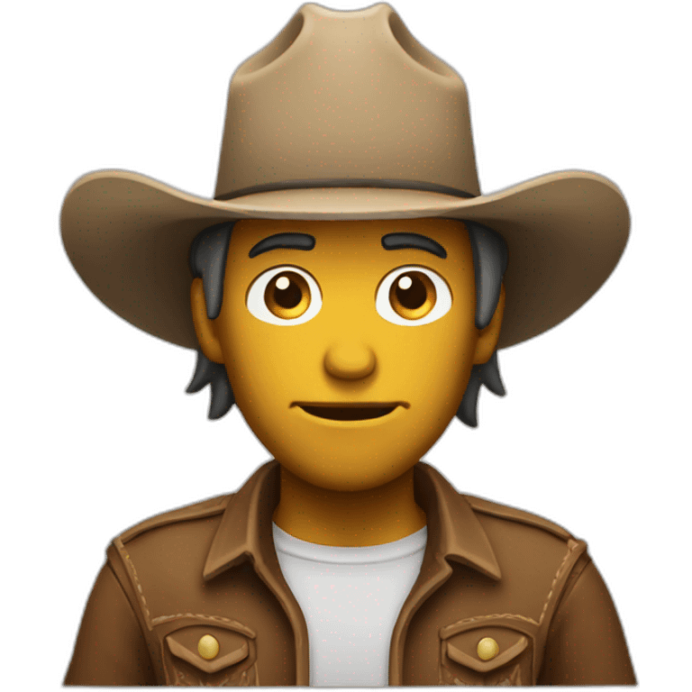 cowboy shrugging shoulders emoji