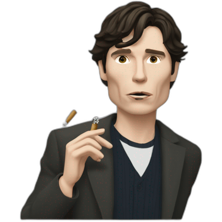 cillian murphy smoking a cigarets emoji