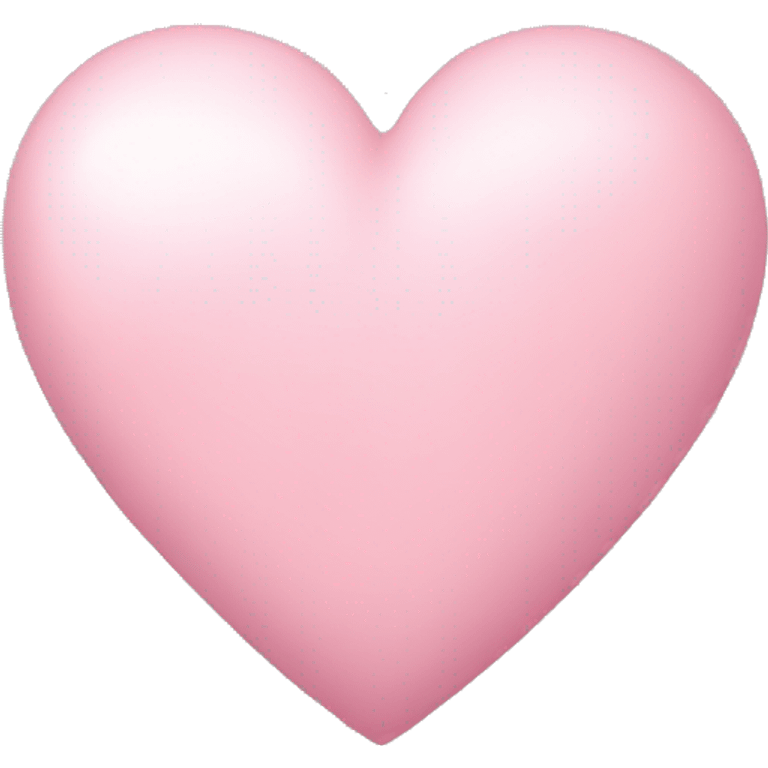 light pink heart  emoji