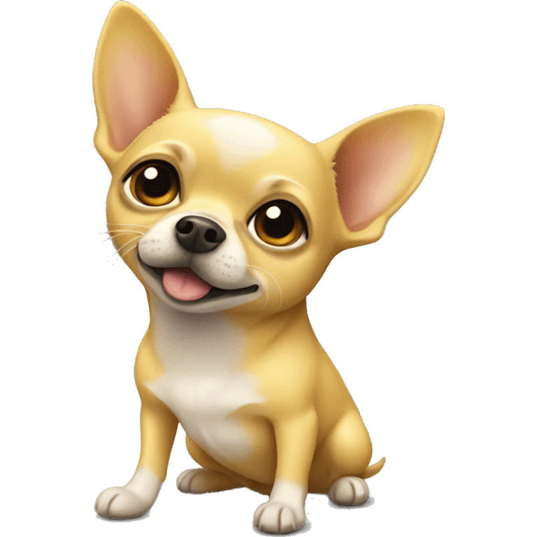 Yellow chihuahua emoji