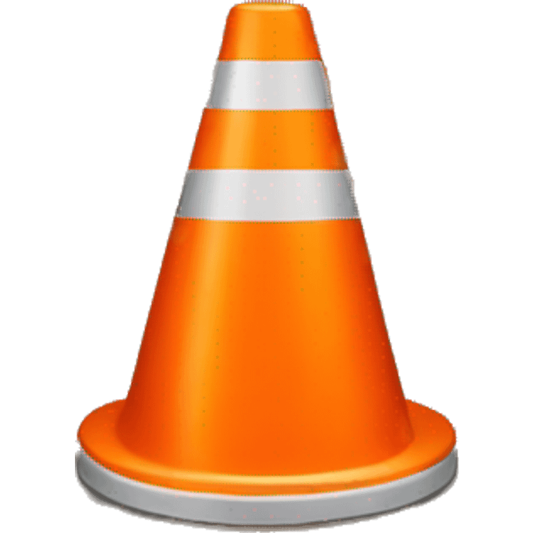 orange traffic cone  emoji