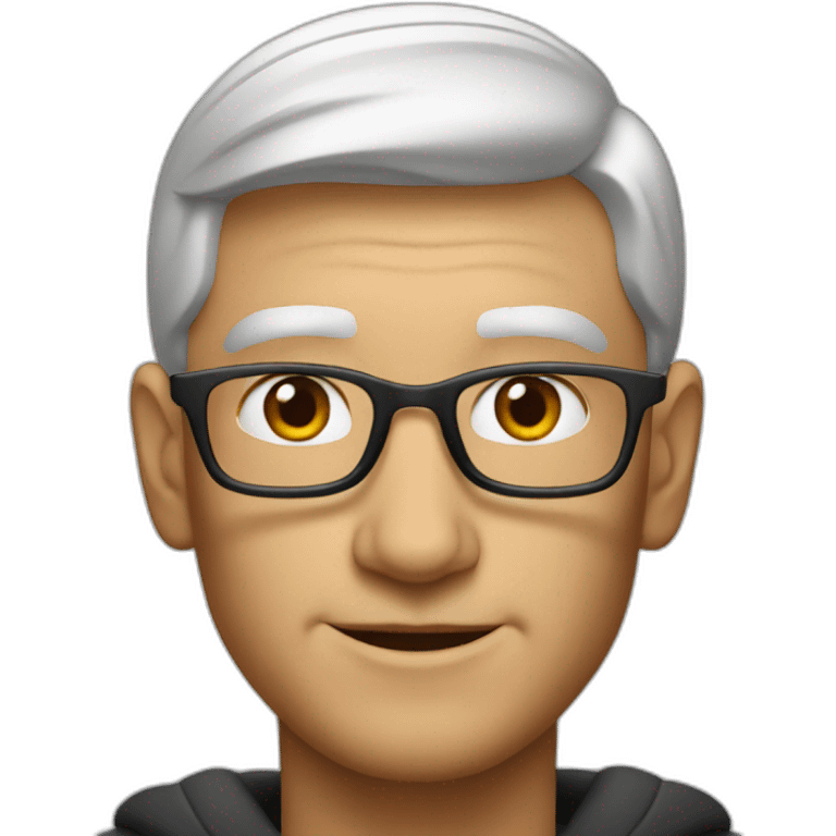 tim cook in apple store emoji