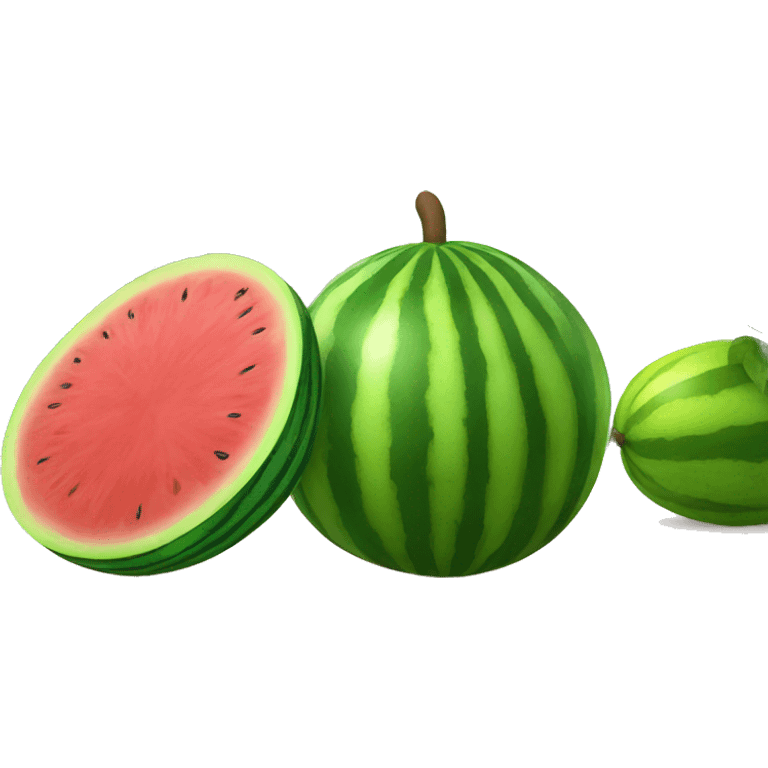 Guava watermelon and mango emoji