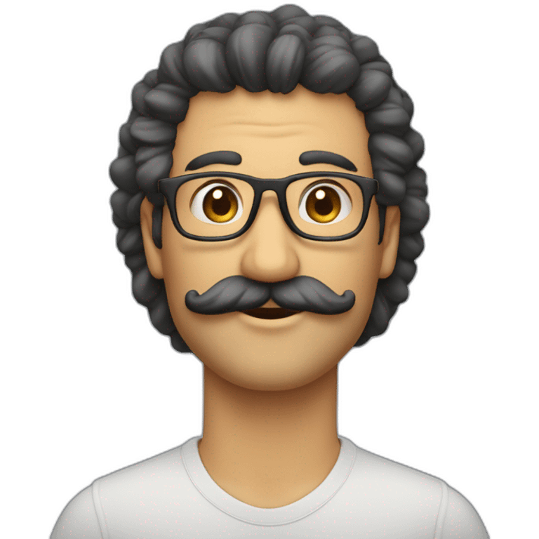 homem-de-cabelo-grande-bigode-e-óculos emoji