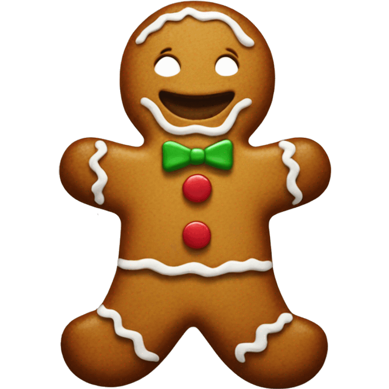 Gingerbread man emoji