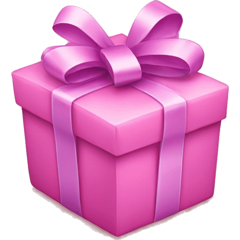 Pink present emoji