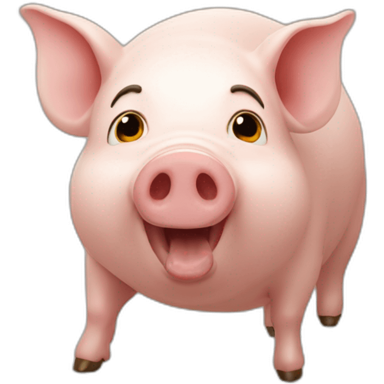 Cochon dans leau emoji