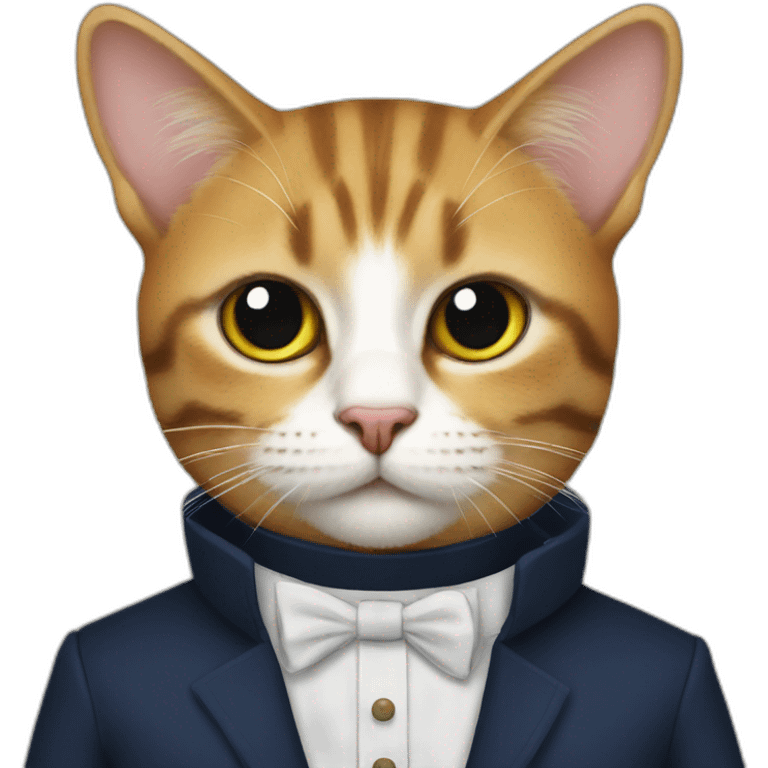 macron in a cat costum emoji