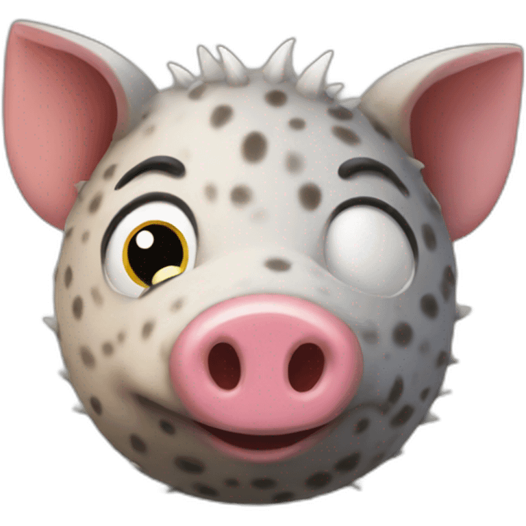 Dot hog emoji