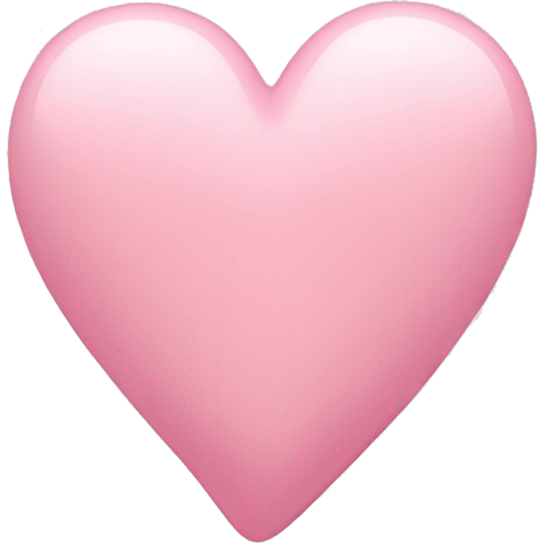 Light pink heart emoji