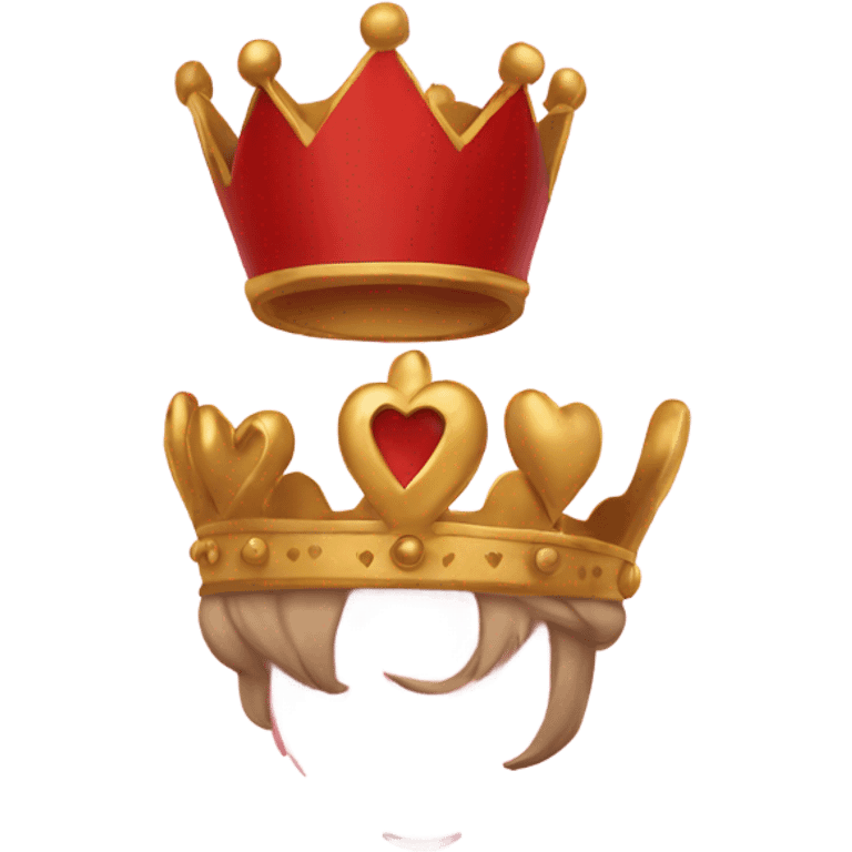 Crown of hearts emoji