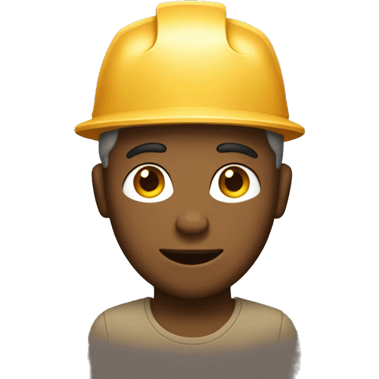 guy with skin color white, with a bucket on head color gold emoji