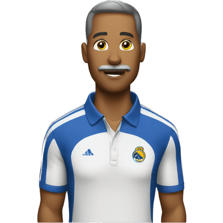 Coach with a whistle around his neck emoji