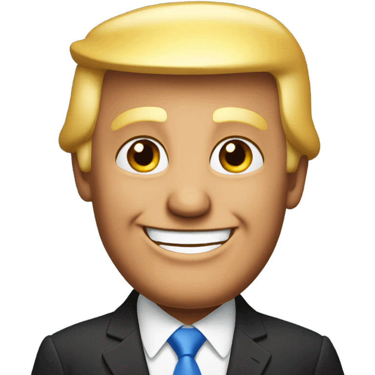 Trump so much happy  emoji