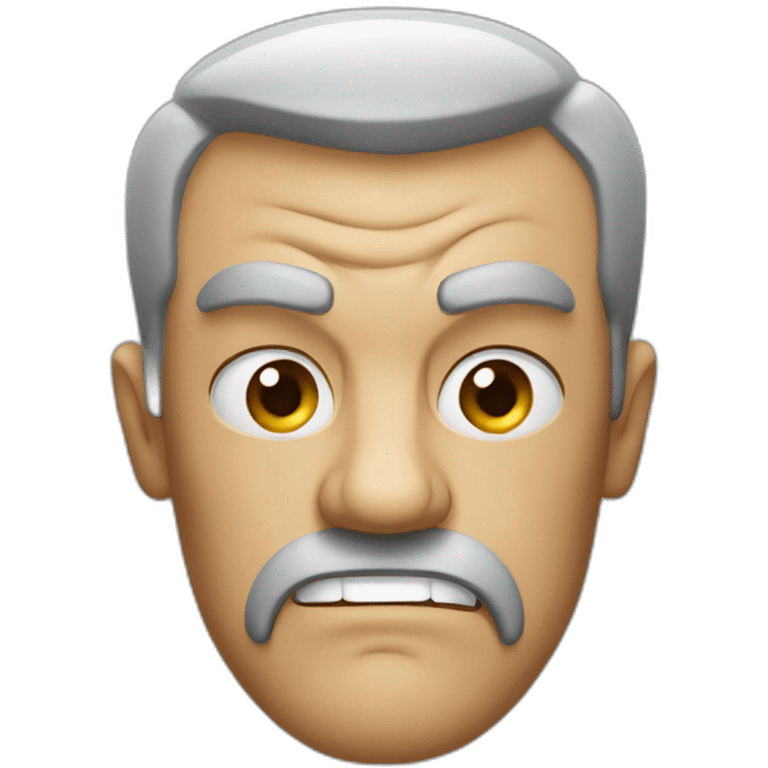 Angry man. emoji