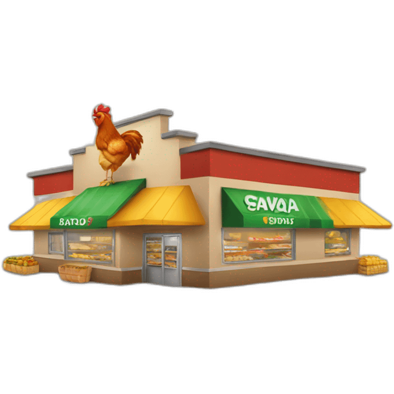 chicken supermarket emoji