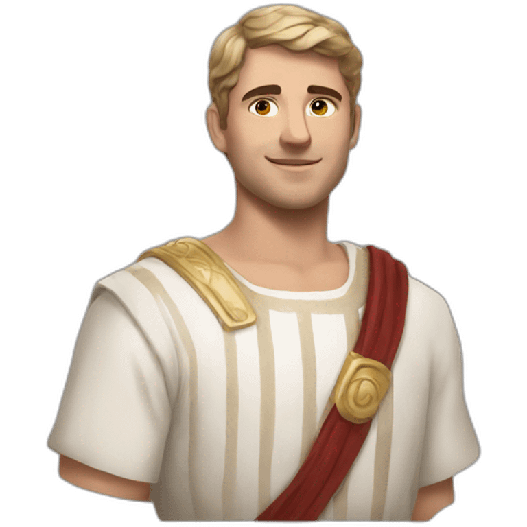 Paul Mescal handsome wearing roman clothes realistic emoji